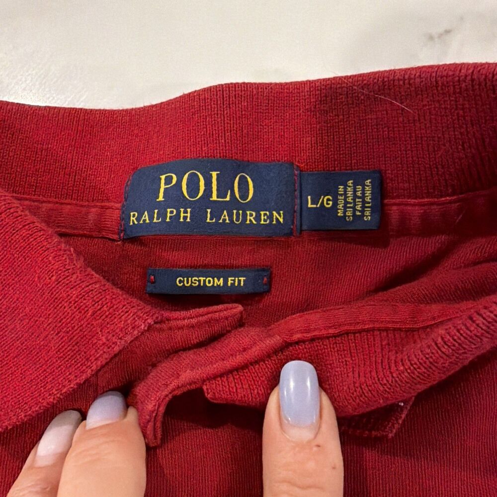 Polo Ralph Lauren L/S Polo Custom Fit L Americana Quiet Luxury Golf Preppy - Picture 4 of 7
